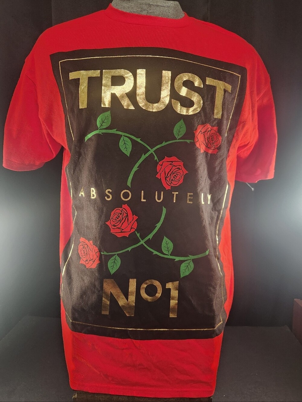 NWOT Men's Haymaker Red Cotton Tee - Bold Red Graphic Logo